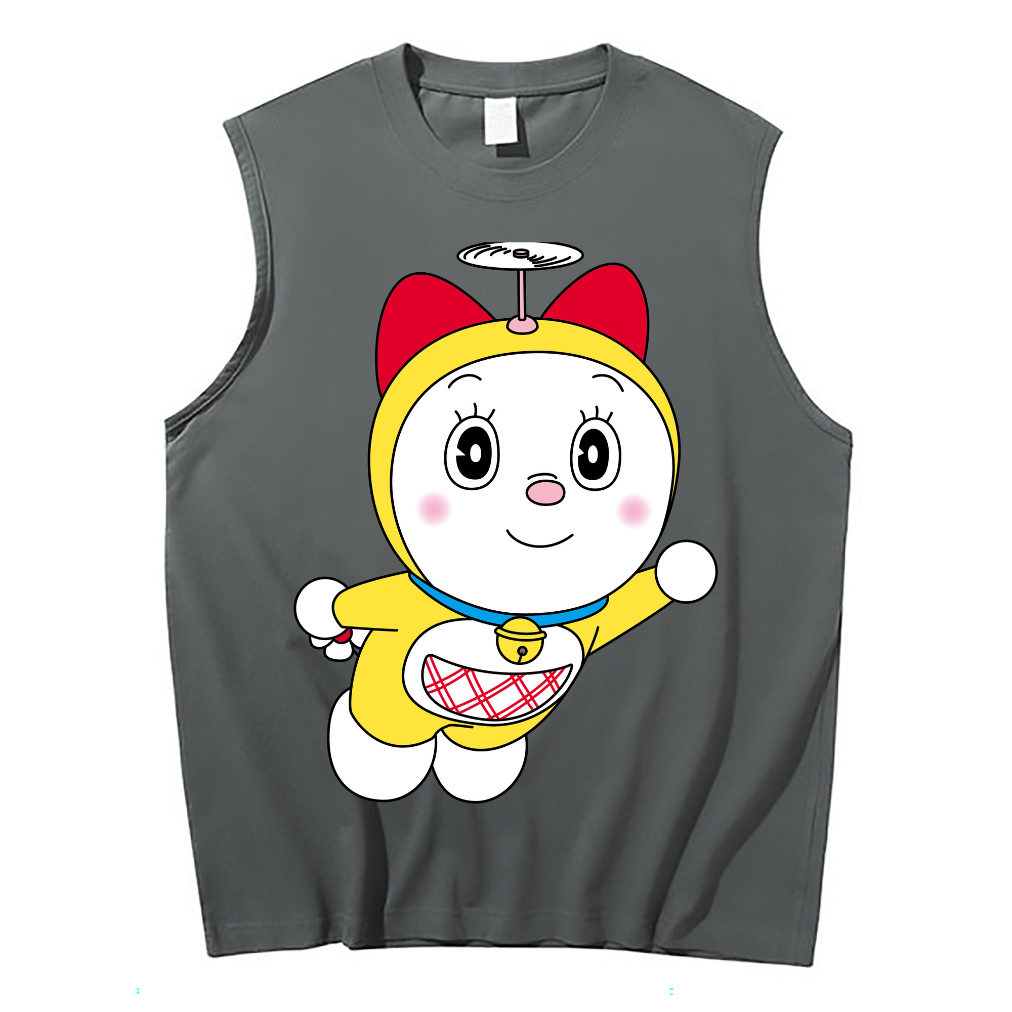 （画像用） ドラえもん ドラミ Doraemon Dorami コットン100％タンクトップ（フロントプリント）
